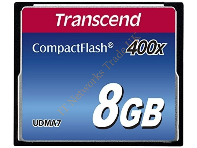 TS8GCF400 Transcend 8GB 400x CompactFlash (CF) Memory Card