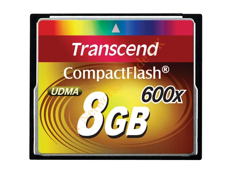 TS8GCF600 Transcend 8GB 600x CompactFlash (CF) Memory Card