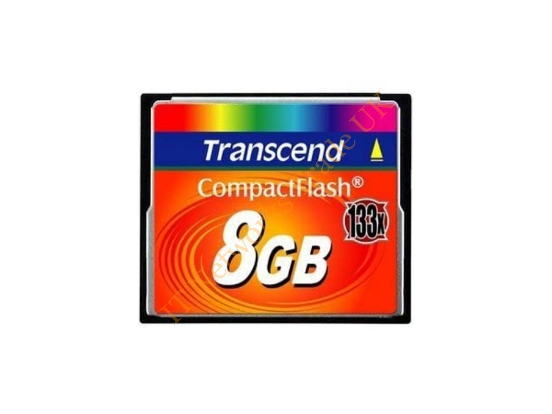 TS8GCF75 Transcend 8GB 75x Hi-Speed CompactFlash (CF) Memory Card