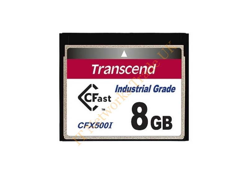 TS8GCFX500I Transcend 8GB Industrial Grade CFast Flash Memory Card
