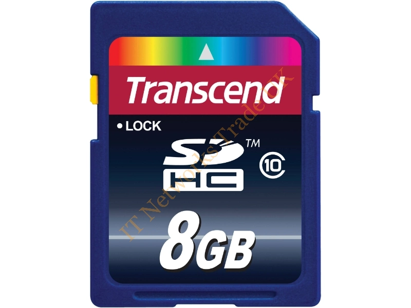 TS8GSDHC10-B2 Transcend 8GB Class 10 SDHC Flash Memory Card