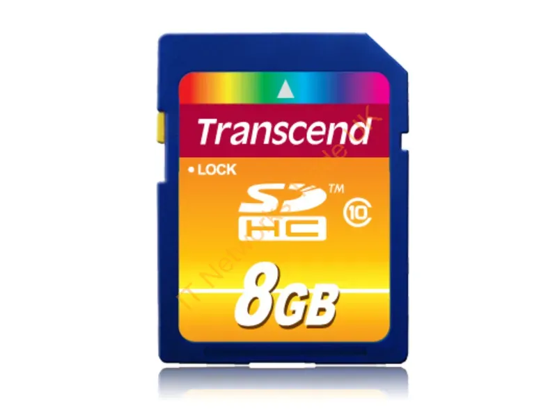 TS8GSDHC10 Transcend 8GB Class 10 SDHC Flash Memory Card