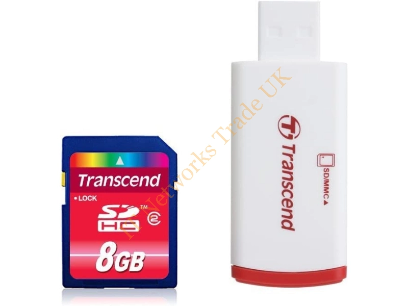 TS8GSDHC2-P2 Transcend 8GB Class 2 SDHC Flash Memory Card