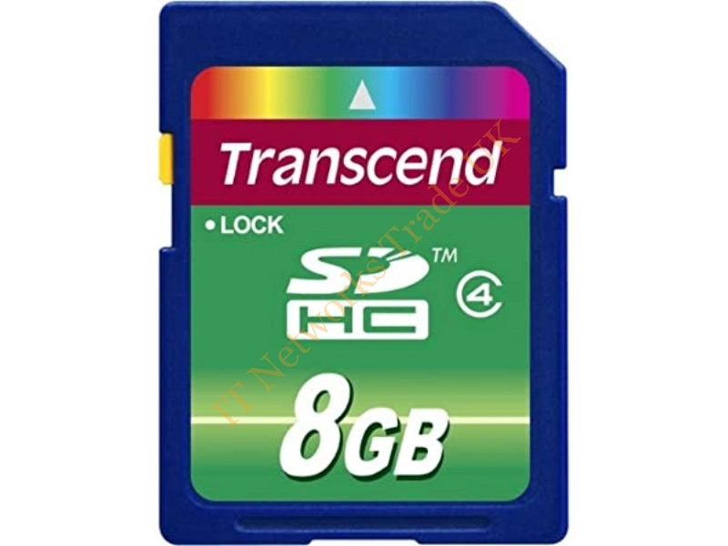 TS8GSDHC4-B2 Transcend 8GB Class 4 SDHC Flash Memory Card