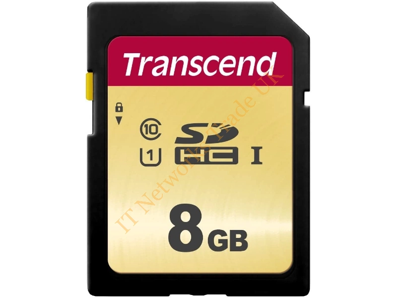TS8GSDHC6-P2 Transcend 8GB Class 6 SDHC Flash Memory Card with P2 Card Reader
