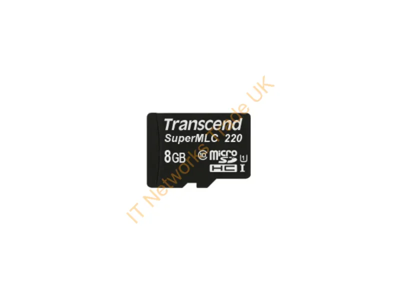 TS8GUSD220I Transcend 8GB Class 10 microSDHC UHS-I U1 Flash Memory Card