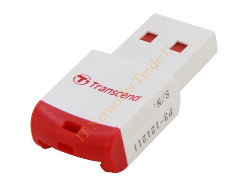 TS8GUSDHC10-P3 Transcend 8GB Class 10 microSDHC Flash Memory Card with P3 Card Reader