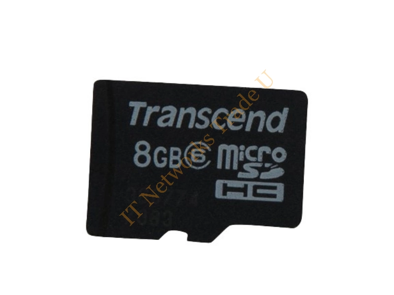 TS8GUSDHC6 Transcend 8GB Class 6 microSDHC Flash Memory Card