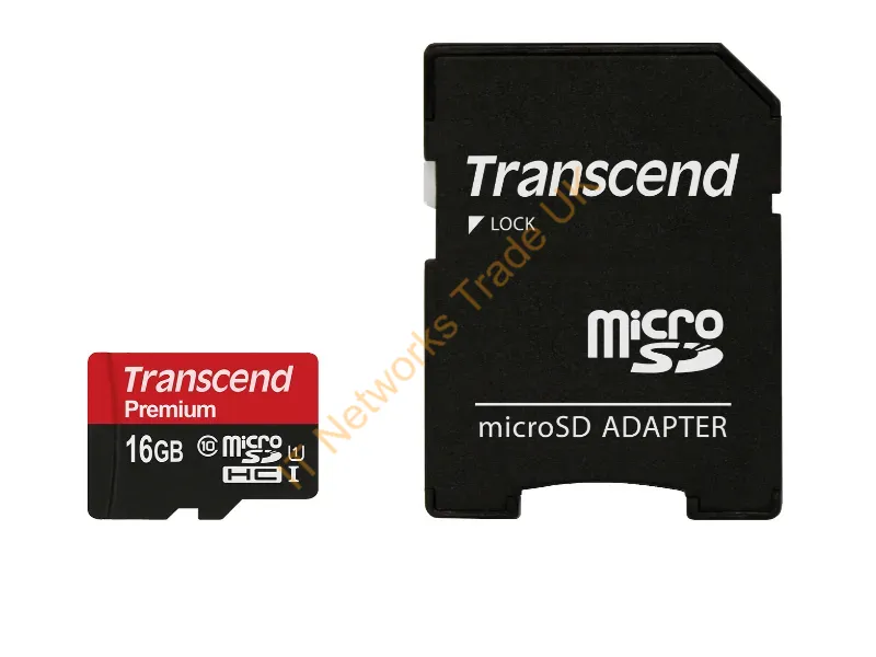 TS8GUSDU1 Transcend 8GB Class 10 microSDHC UHS-I Flash Memory Card