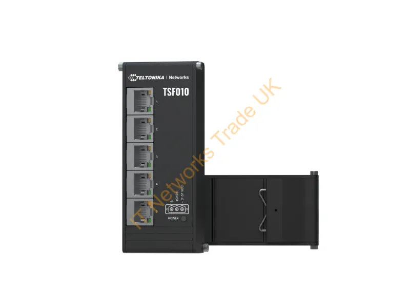 TSF010000000 - Teltonika TSF010 Unmanaged Ethernet-Switch 5x100 Mbps, flat