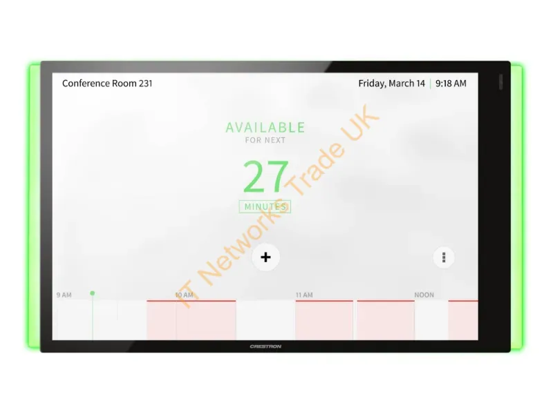 TSS-1070-B-S-LBKIT - Crestron TSS-1070-B-S-LB KIT meeting room display 25.6 cm (10.1") 1920 x 1200 pixels 802.11a, 802.11b, 802.11g, Wi-Fi 4 (802.11n), Wi-Fi 5 (802.11ac) Plastic Bluetooth