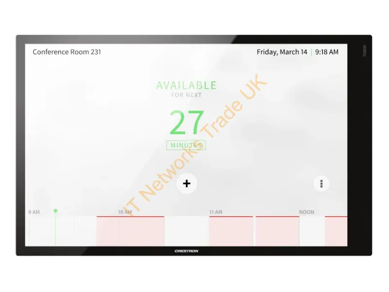 TSS-1070-B-S - Crestron TSS-1070-B-S meeting room display 25.6 cm (10.1") 1920 x 1200 pixels 802.11a, 802.11b, 802.11g, Wi-Fi 4 (802.11n), Wi-Fi 5 (802.11ac) Plastic Bluetooth