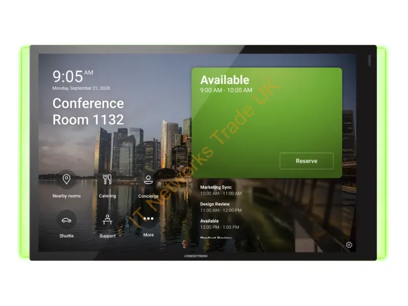 TSS-1070-T-B-S-LBKIT - Crestron Tss-1070-T-B-S-Lb Kit Meeting Room Display 10.1" 1920 X 1200 Pixels 802.11A, 802.11B, 802.11G, Wi-Fi 4 (802.11N), Wi-Fi 5 (802.11Ac) Plastic