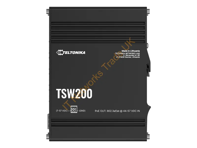 TSW2000000B0 - Teltonika Networks Tsw200 Poe+ Switch 8 Gbe, 2 Sfp Ports, Without Psu