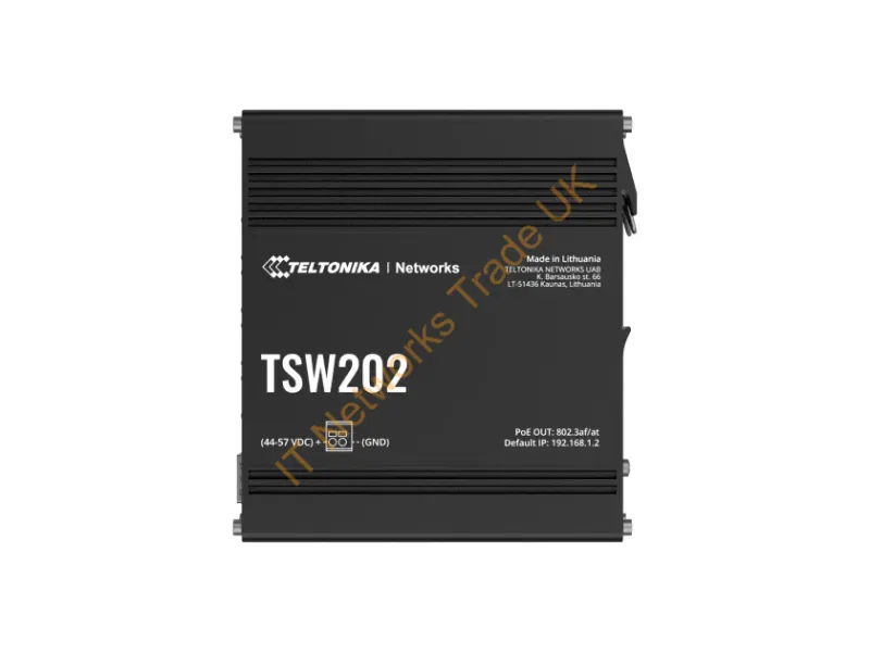 TSW202000000 - Teltonika Networks Tsw202 Poe+ L2 Managed Switch 8 Gbe, 2 Sfp Ports, Profinet Disabled By Default