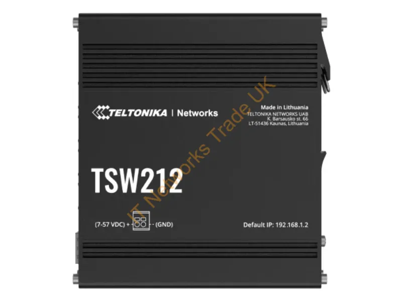 TSW212000000 - Teltonika Networks Tsw212 L2 Managed Switch 8 Gbe, 2 Sfp Ports, Profinet Disabled By Default