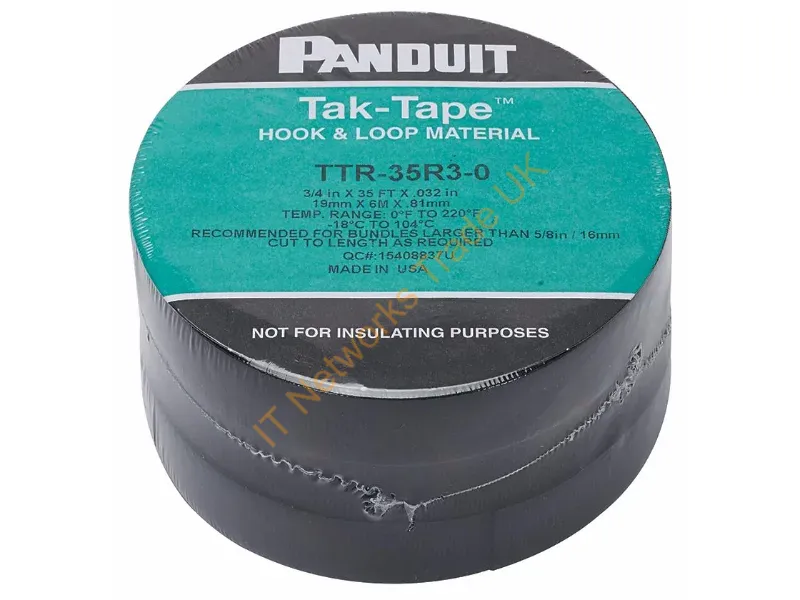 TTR-35R3-0 - Panduit Ttr-35R3-0 Cable Tie Nylon, Polyethylene Black 3 Pc(S)
