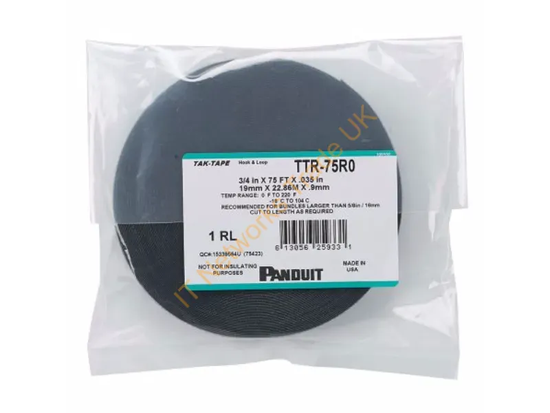 TTR-75R0 - Panduit Ttr-75R0 Cable Tie Black