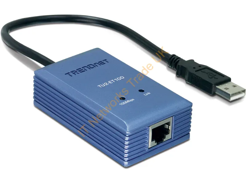 TU2-ET100 TRENDnet TU2-ET100 USB2.0 to 10/100Mbps Fast Ethernet Adapter