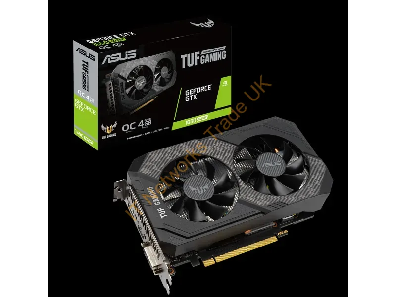 TUF-GTX1650S-O4G-GAMING - Asus Tuf-Gtx1650S-O4G-Gaming Nvidia Geforce Gtx 1650 Super 4 Gb Gddr6