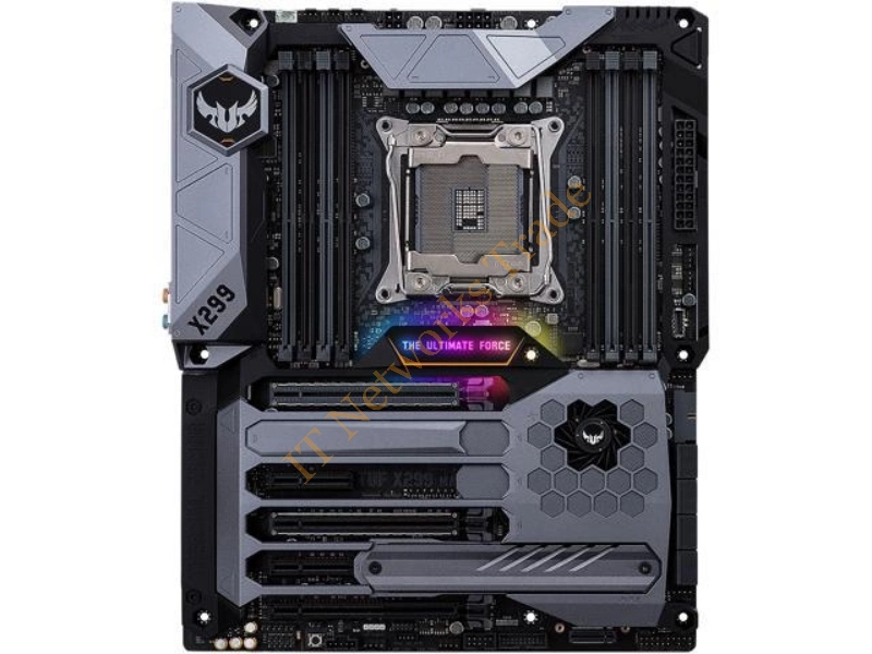 TUF-X299-MARK2 ASUS LGA 2066 ATX motherboard with Thermal Armor DDR4 4133MHz (OC) Dual M.2 VROC support memory-ready Gigabit LAN USB 3.1 Gen2 Desktop Motherboard