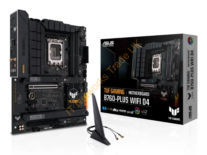 TUFGAMINGB760-PLUSWIFID4 - Asus Tuf Gaming B760-Plus Wifi D4 Intel B760 Lga 1700 Atx