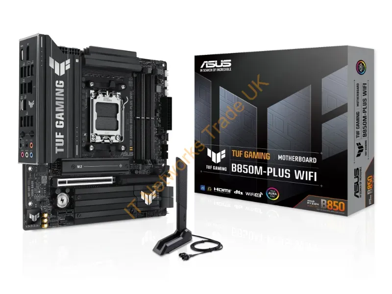 TUFGAMINGB850M-PLUSWIFI - Asus Tuf Gaming B850M-Plus Wifi Amd B850 Socket Am5 Micro Atx