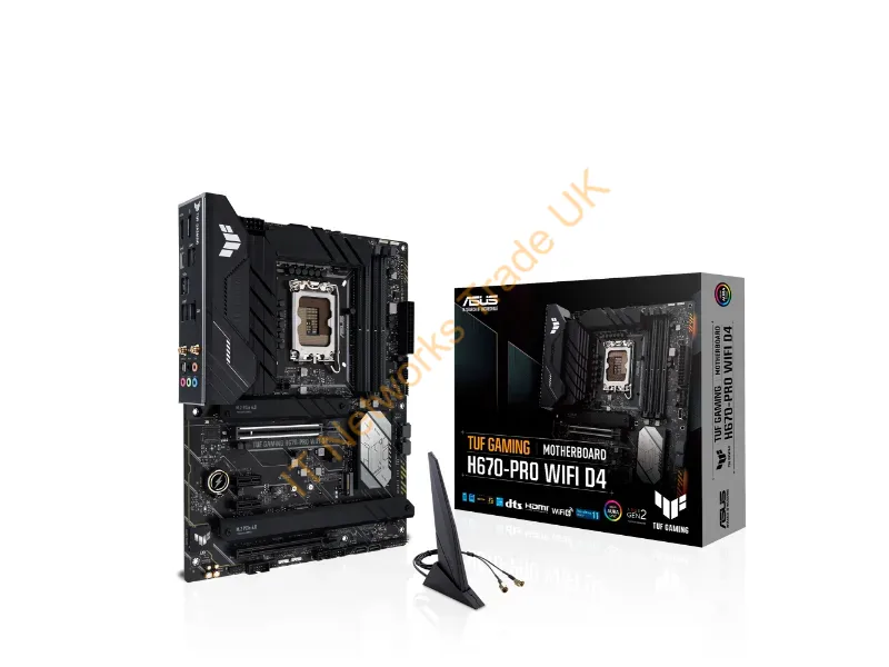 TUFGAMINGH670-PROWIFID4 - Asus Tuf Gaming H670-Pro Wifi D4 Intel H670 Lga 1700 Atx
