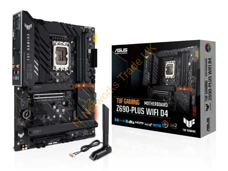 TUFGAMINGZ690-PLUSWIFID4 - Asus Tuf Gaming Z690-Plus Wifi D4 Intel Z690 Lga 1700 Atx