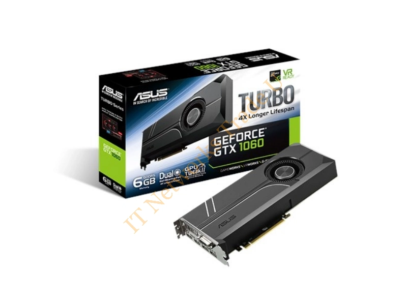 ASUS TURBO-GTX1060-6G GeForce GTX 1060 6GB GDDR5 graphics card