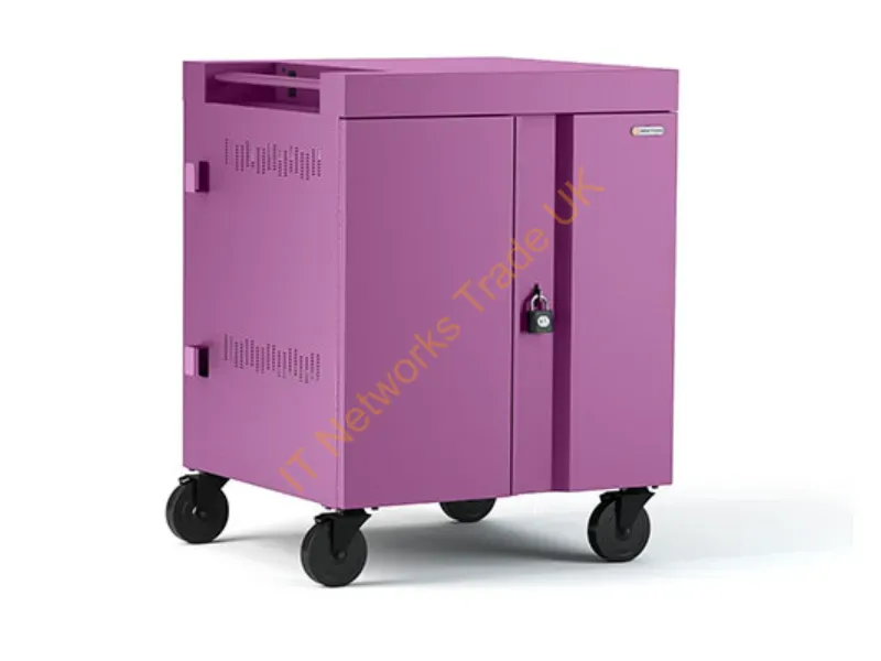 TVC16PAC-ORC - Bretford Cube Cart Portable Device Management Cart Purple