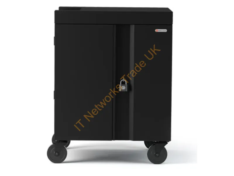TVC16USBC-BP - Bretford Cube Cart Portable Device Management Cart Black