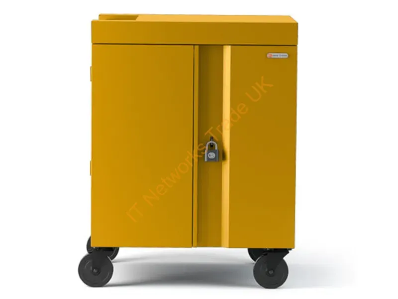 TVC16USBC-MUS - Bretford Cube Cart Portable Device Management Cart Yellow