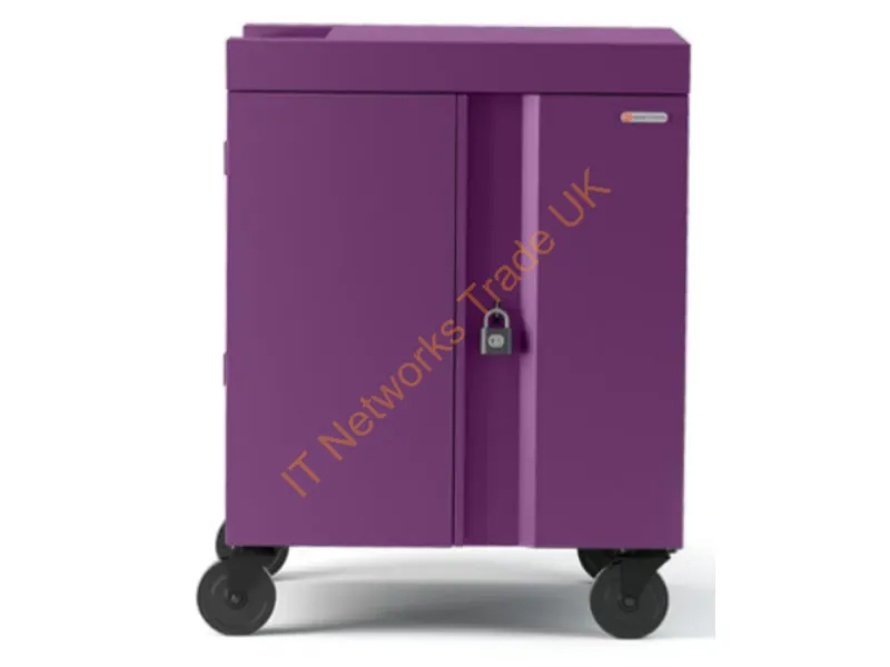 TVC32USBC-45WORC - Bretford Tvc32Usbc Portable Device Management Cart Violet