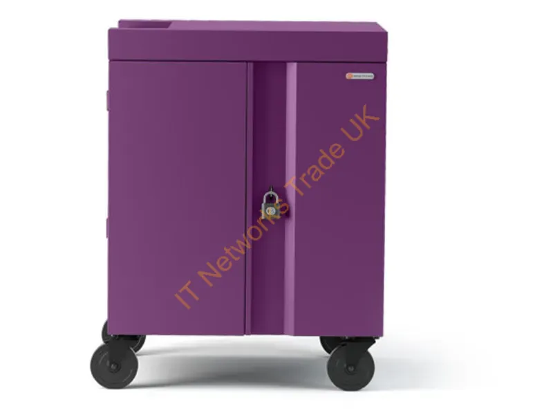 TVC32USBC-ORC - Bretford Cube Portable Device Management Cart Purple
