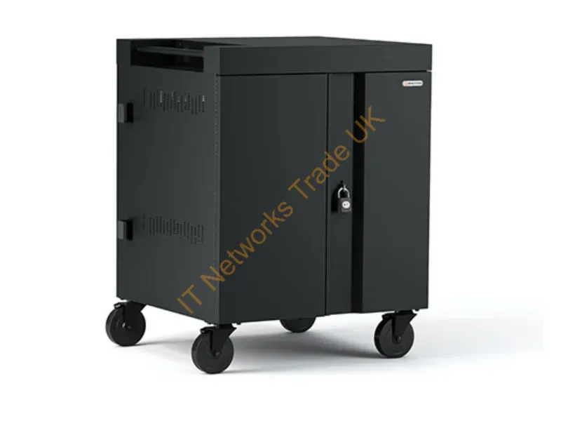 TVC36PAC-270BP - Bretford Cube Cart Portable Device Management Cart Black