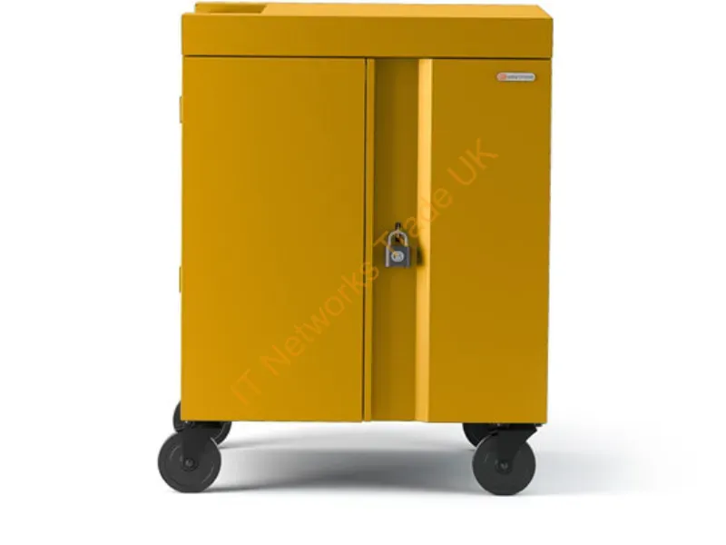 TVC36PACSC-MUS - Bretford Cube Portable Device Management Cart Yellow