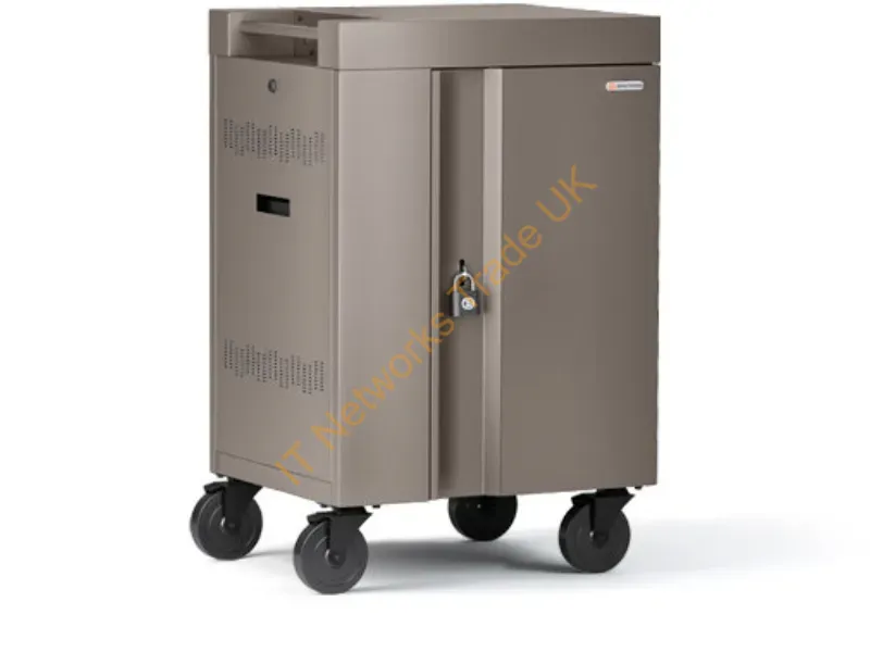 TVCM24PAC-CH - Bretford Cube Mini Portable Device Management Cart Champagne