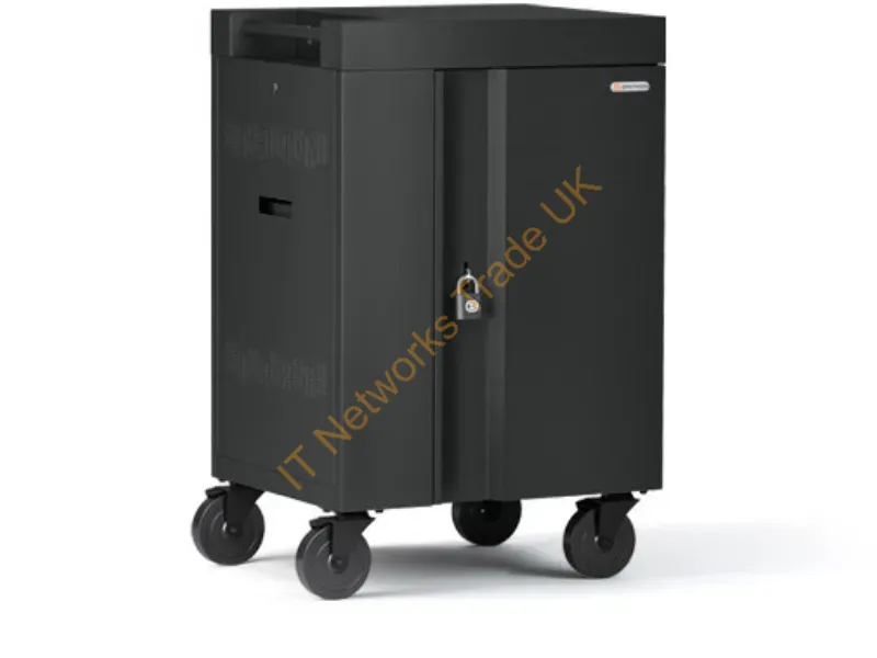 TVCM24PAC-CK - Bretford Cube Mini Portable Device Management Cart Charcoal