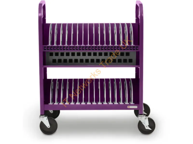 TVCT30AC-ORC - Bretford Cube Transport Cart Portable Device Management Cart Purple