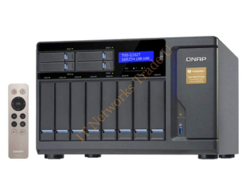 TVS-1282T-I7-32G - QNAP TVS-1282T NAS Tower Ethernet LAN Black NAS Servers