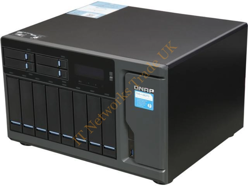 TVS-1282T3-I5-16G-US QNAP TVS-1282T3-I5-16G-US Intel -Core i5-7500 3.4GHz/ 16GB RAM/ 6GbE/ 12SATA3/ USB3.0/ 12-Bay Desktop NAS Server for SMBs