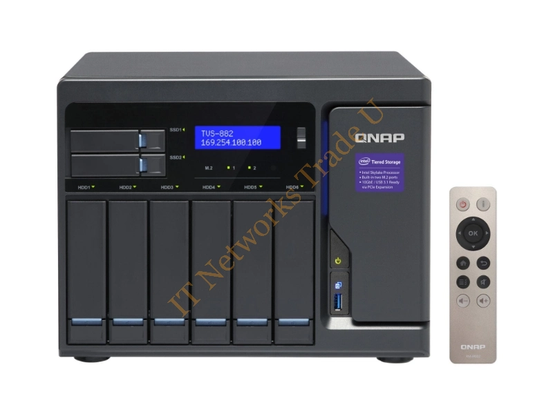 TVS-882-I5-16G/48TB-IW - QNAP TVS-882 NAS Tower Ethernet LAN Black NAS Servers