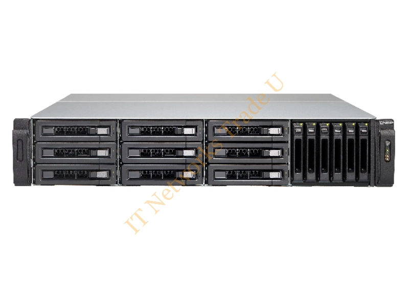 TVS-EC1580MU-SAS-RP- - QNAP TVS-EC1580MU-SAS-RP-8GE NAS Rack (3U) Ethernet LAN Black NAS Servers