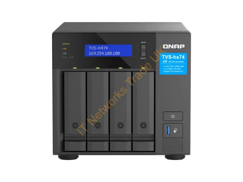 TVS-H474-PT-8G - NAS Server QNAP TVS-H474-PT-8G 4-Bay