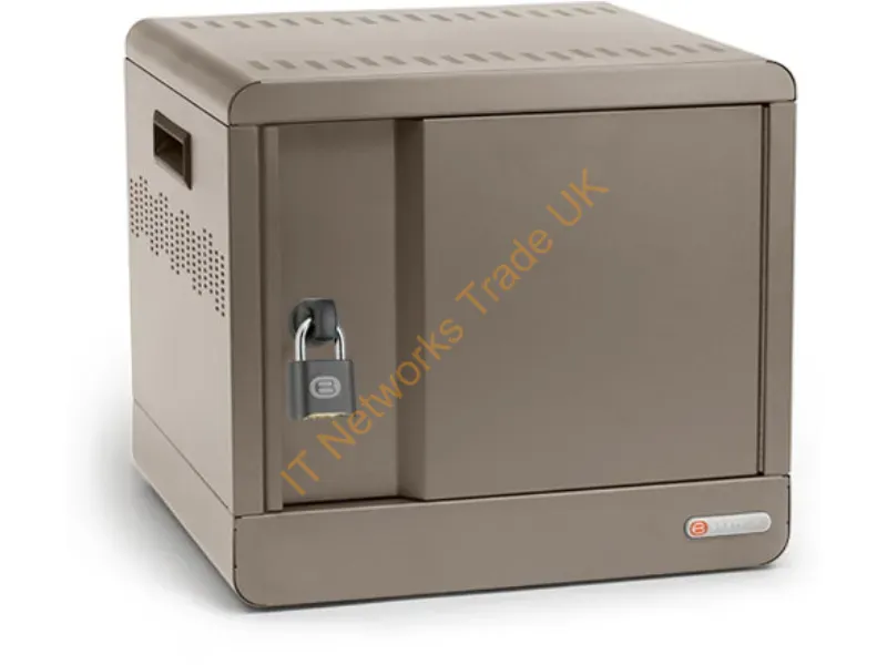 TVS10PAC-CH - Bretford Cube Micro Station Portable Device Management Cabinet Champagne