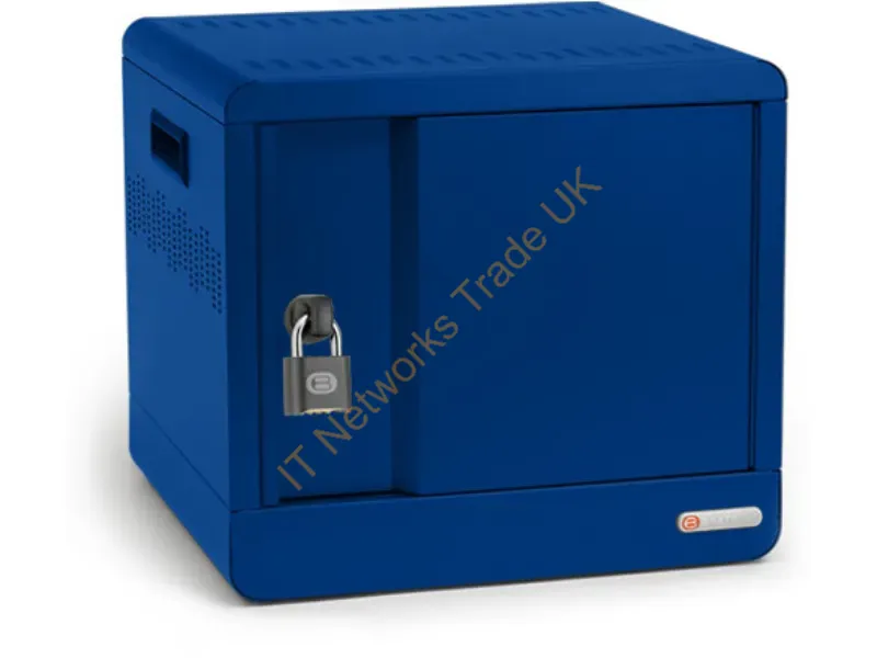 TVS10PAC-RB - Bretford Cube Micro Station Portable Device Management Cabinet Blue