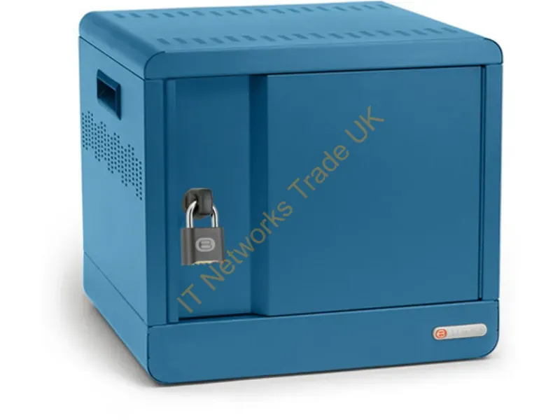 TVS10PAC-SKY - Bretford Cube Micro Station Portable Device Management Cabinet Blue