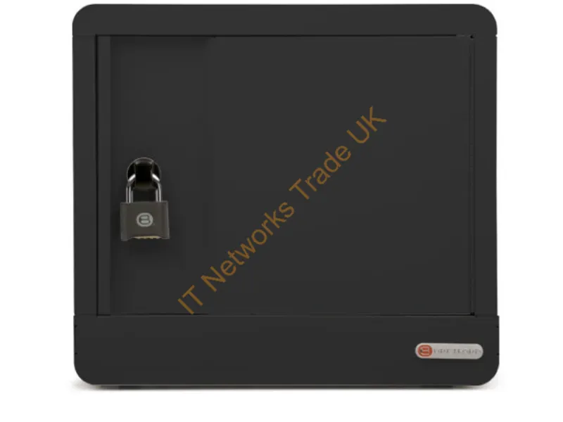 TVS10USBC-BP - Bretford Cube Micro Station Portable Device Management Cabinet Black