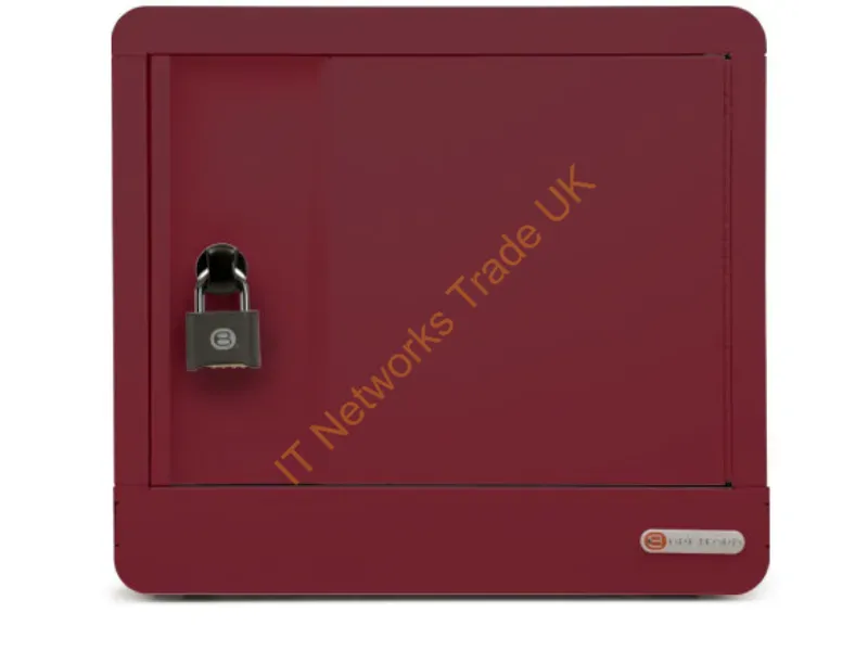 TVS10USBC-MA - Bretford Cube Micro Station Portable Device Management Cabinet Maroon